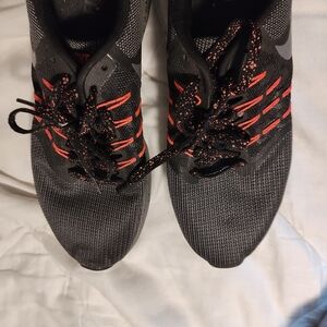 Nike Black and Red Athletic Shoes